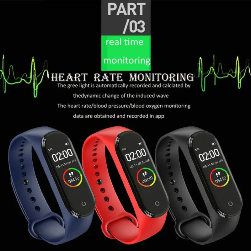 Smart Watch Women Men Color Screen Waterproof Running Pedometer Calorie Counter Health Sport Activity Tracker Cute Cheap Gift
