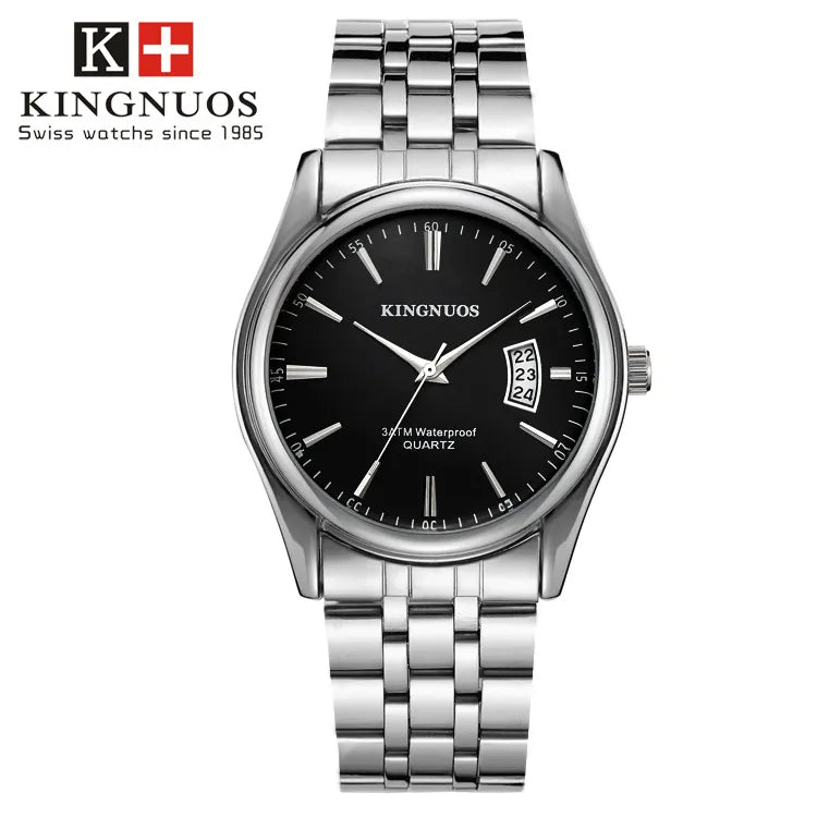 Watches Men Fashion Watch 2024 Luxury Stainless Steel Band Man Wristwatch Business Male Clock Date Waterproof Relogio Masculino