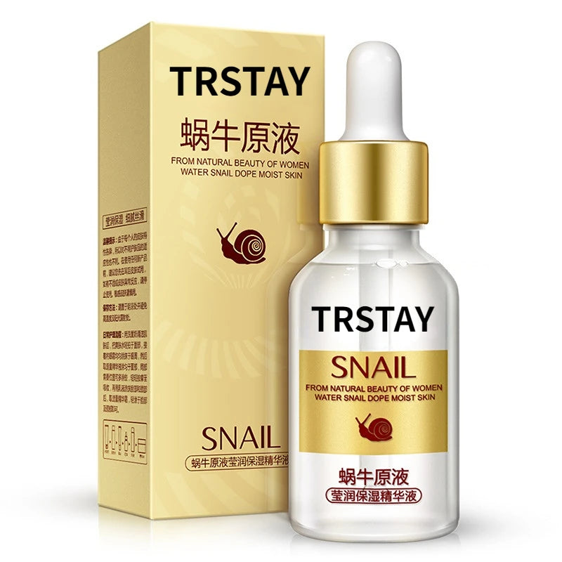 Snail Extract Serum Face Essence Anti Wrinkle Hyaluronic Acid Anti Aging Collagen Whitening Moisturizing Face Care Freeshipping