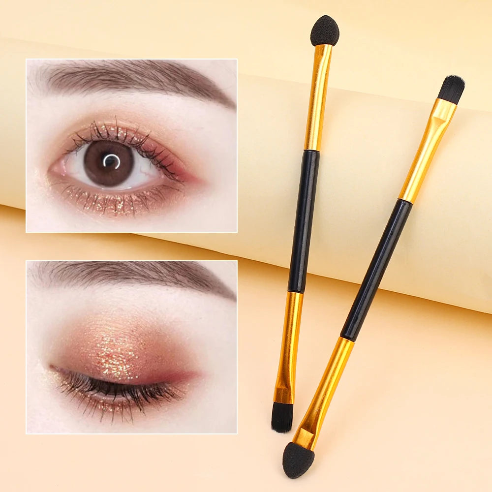 Double Headed Eye Makeup Brushes Tools Eyeshadow Eyeliner Blush Make Up Beauty Cosmetic Brushes Ultra Soft Eye Shadow Brushes