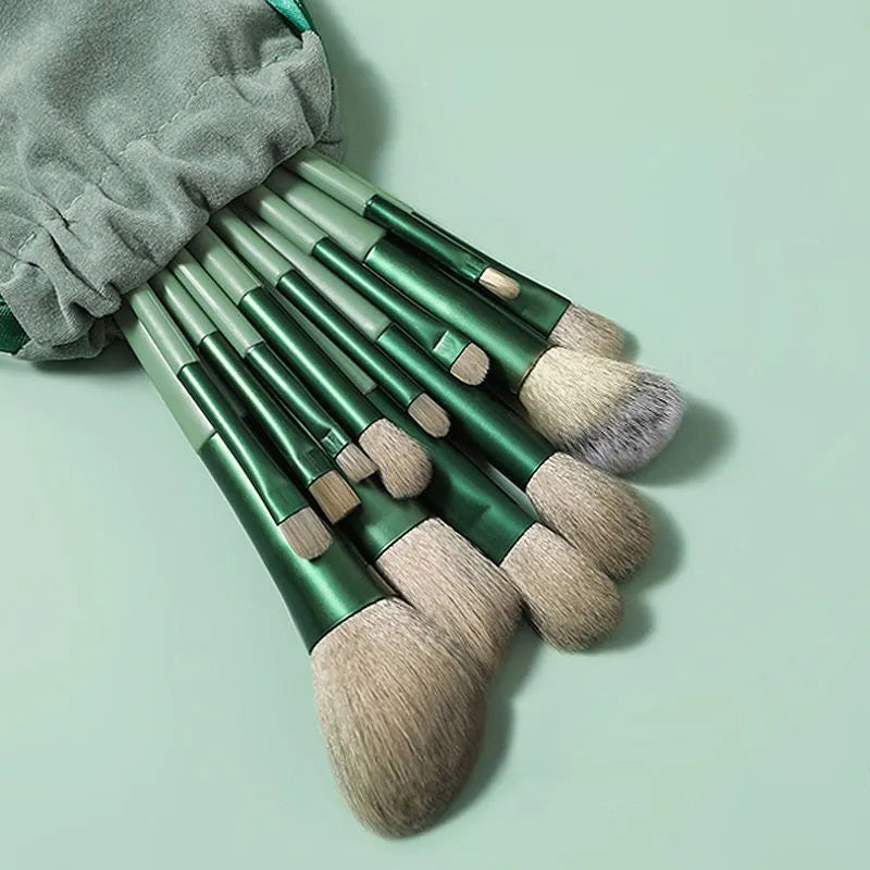 KLINA Makeup Brushes Sponge Set Make Up for Women Cosmetic Goat Hair Tool Professional Eye Shadow Foundation Blush Blender Egg