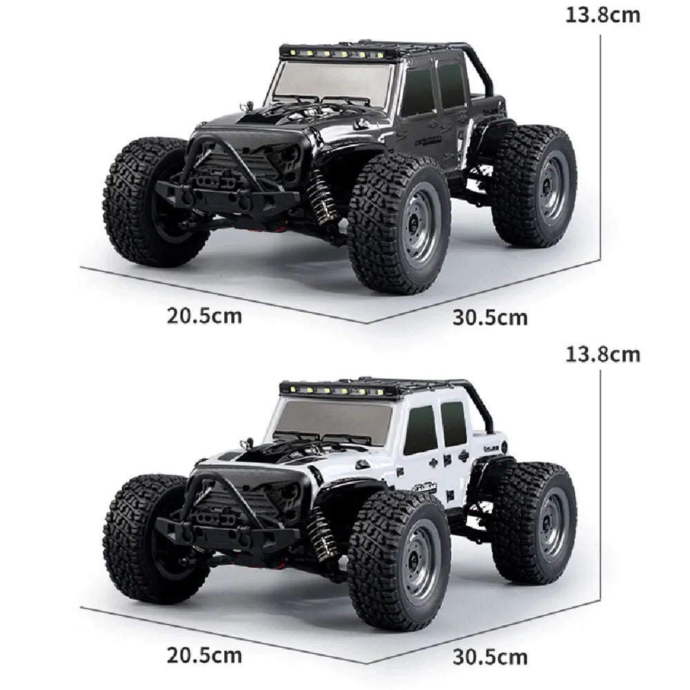 16103 Fast Rc Cars 50km/h 1/16 Off Road 4WD with LED Headlights,2.4G Waterproof Remote Control Monster Truck for Adults and Kids