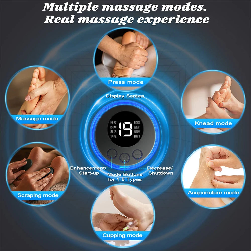EMS Foot Massager Mat Electric TENS Feet Massager Pad Foldable Massage Mat Muscle Stimulation Fisioterapia Terapia Fisica Salud