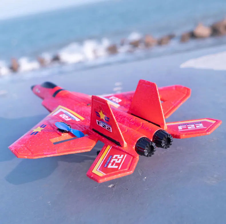 RC Plane F22 Fighter Remote Control Helicopter 2.4G Radio Control Airplane EPP Foam Waterproof Glider Aircraft Toys for Children